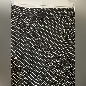 Max Studio Polka Dot skirt